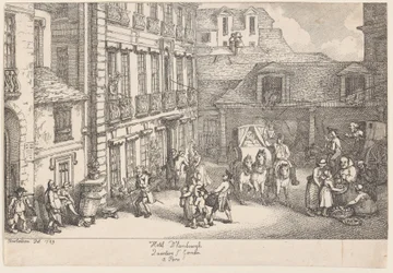 Hotel dHambourgh, Quartiere St. Germain a Paris, 1789